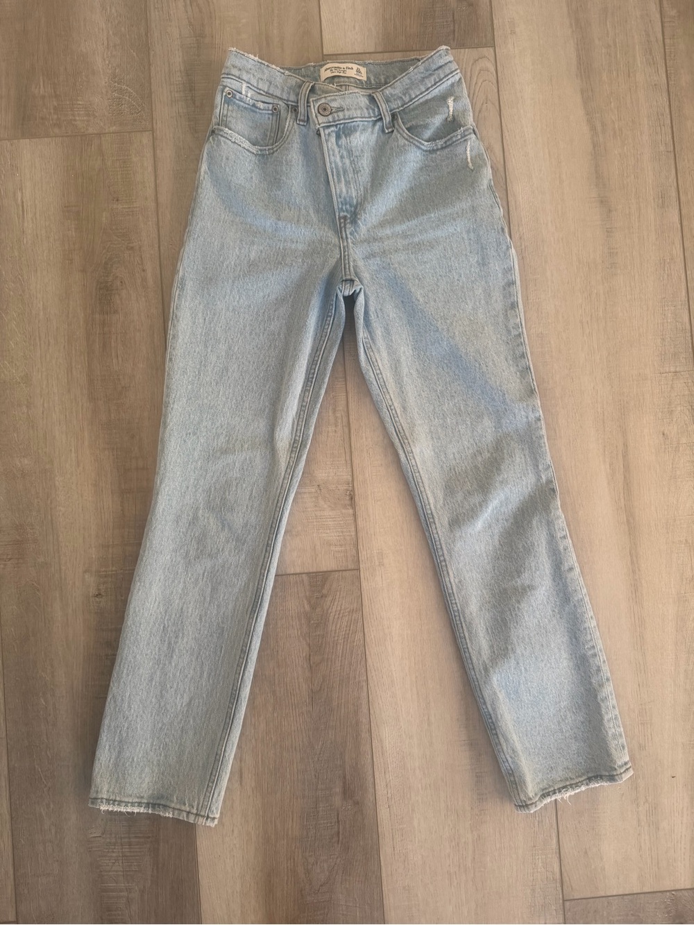 Abercrombie & Fitch Light Blue Straight Leg Jeans